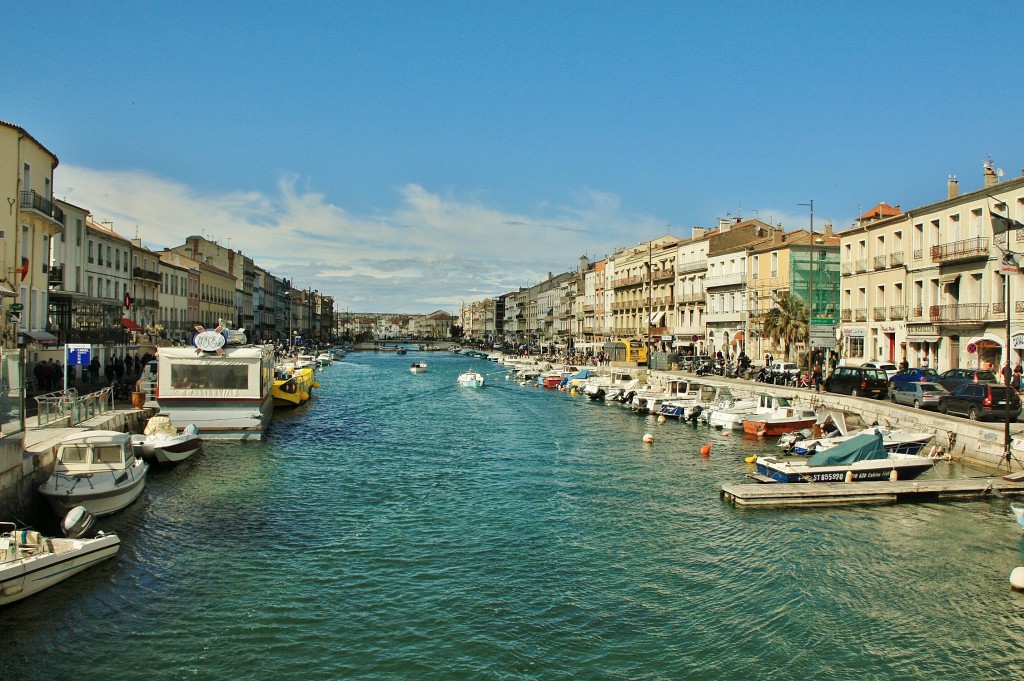 Foto: Canal de la ciudad - Sète (Languedoc-Roussillon), Francia