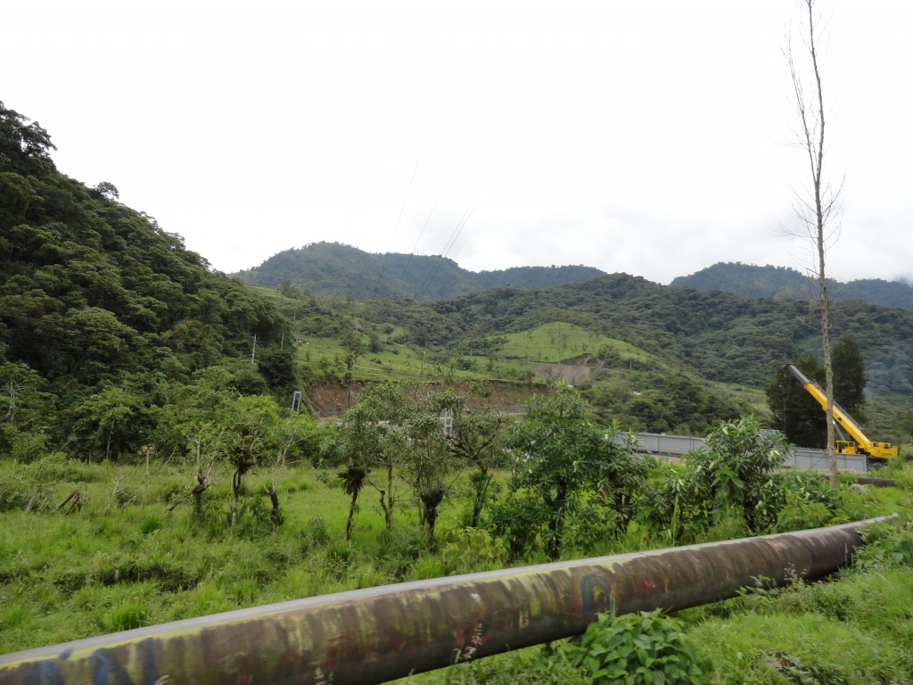 Foto: Oleoducto - Baeza (Napo), Ecuador