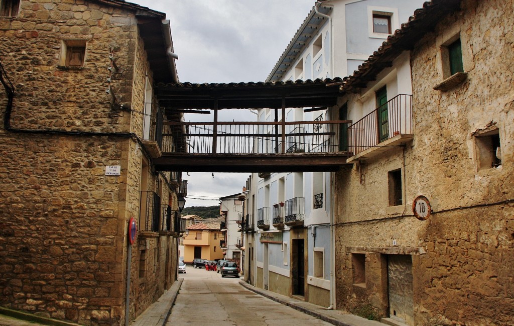Foto: Vista del pueblo - Biel (Zaragoza), España
