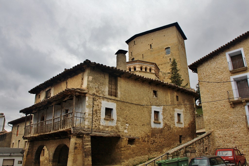 Foto: Vista del pueblo - Biel (Zaragoza), España