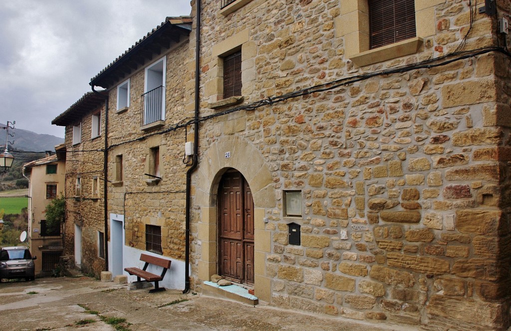 Foto: Vista del pueblo - Biel (Zaragoza), España