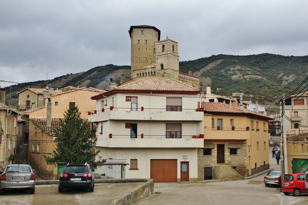 Foto: Vista del pueblo - Biel (Zaragoza), España