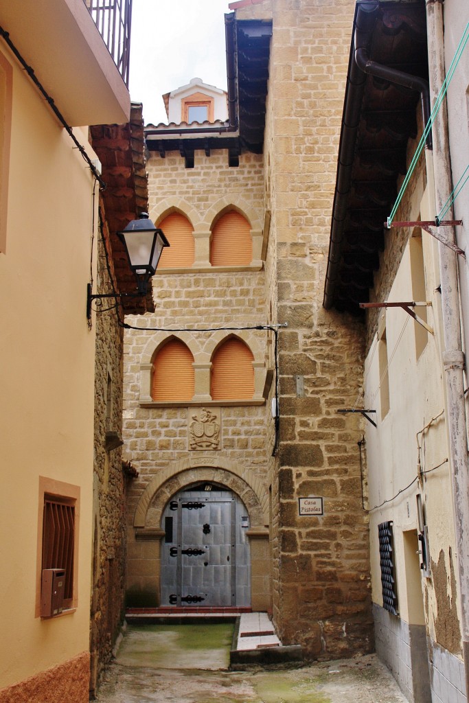 Foto: Vista del pueblo - Luesia (Zaragoza), España
