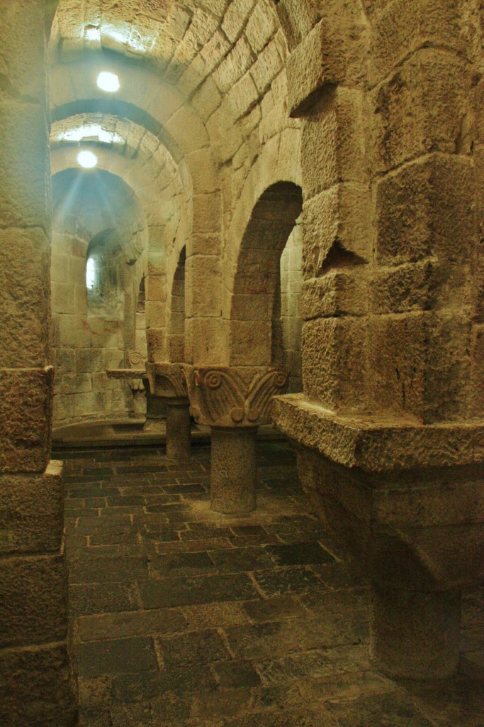 Foto: Monasterio de Leyre: cripta - Yesa (Navarra), España