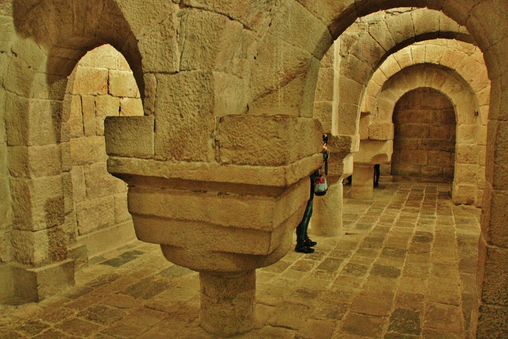 Foto: Monasterio de Leyre: cripta - Yesa (Navarra), España