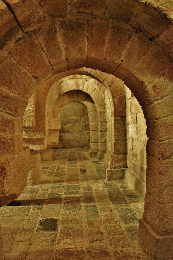 Foto: Monasterio de Leyre: Galería de San Virila - Yesa (Navarra), España