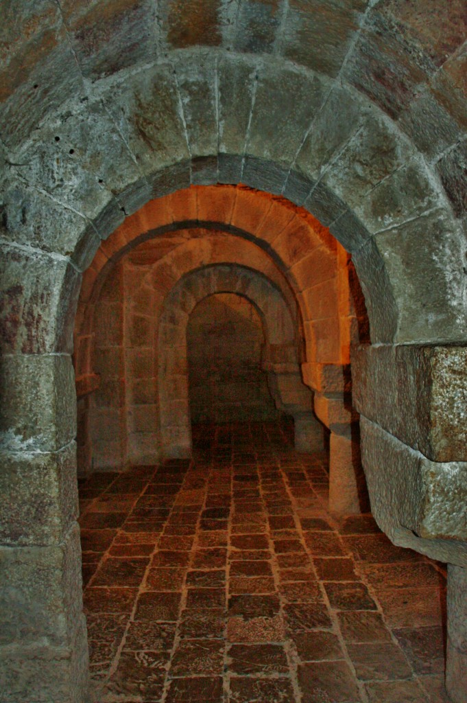 Foto: Monasterio de Leyre: Galería de San Virila - Yesa (Navarra), España