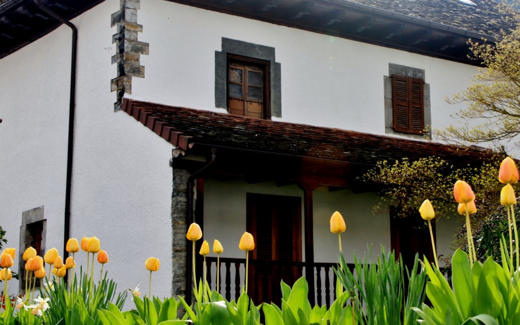 Foto: Vista del pueblo - Ochagavía (Navarra), España