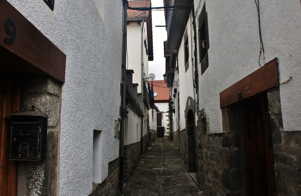 Foto: Vista del pueblo - Ochagavía (Navarra), España