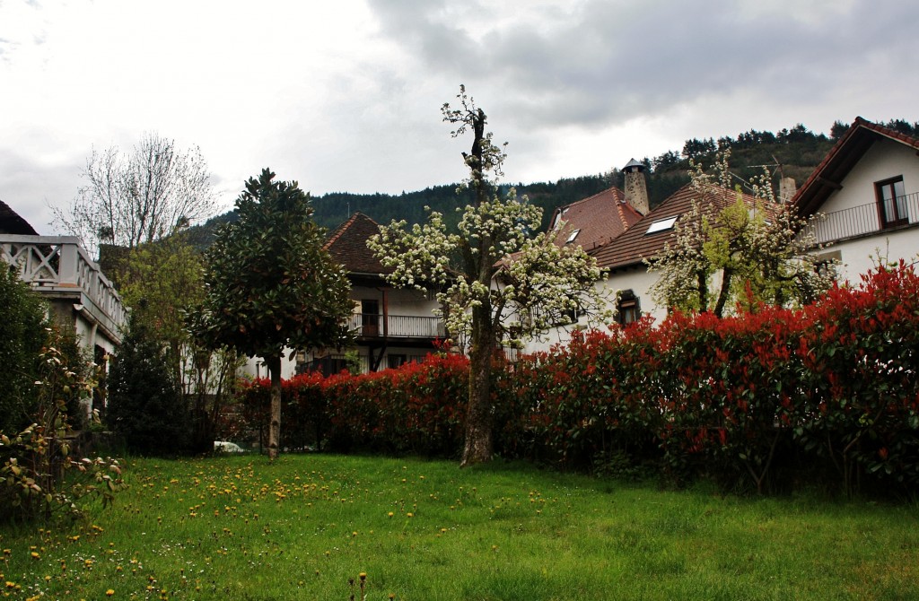 Foto: Vista del pueblo - Ochagavía (Navarra), España