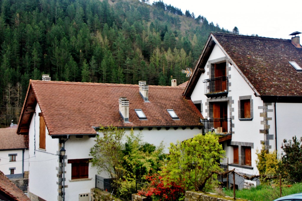 Foto: Vista del pueblo - Ochagavía (Navarra), España