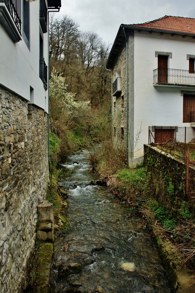Foto: Afluente del Esca - Uztarroz (Navarra), España