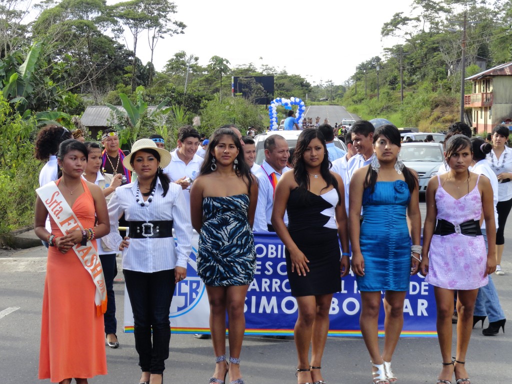Foto: Candidatas - Simón Bolívar (Mushullacta) (Pastaza), Ecuador