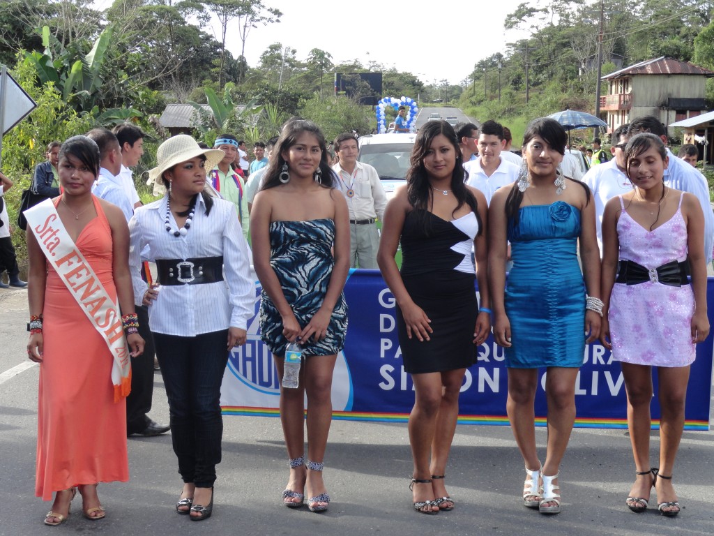 Foto: Candidatas - Simón Bolívar (Mushullacta) (Pastaza), Ecuador