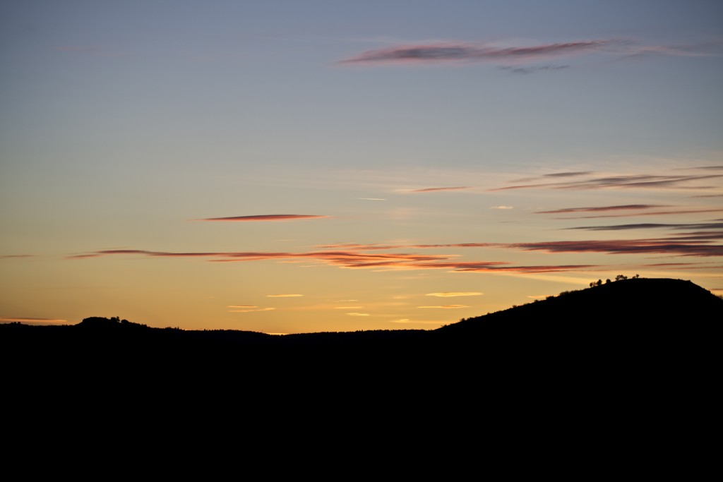 Foto: Anochecer - Quentar (Granada), España