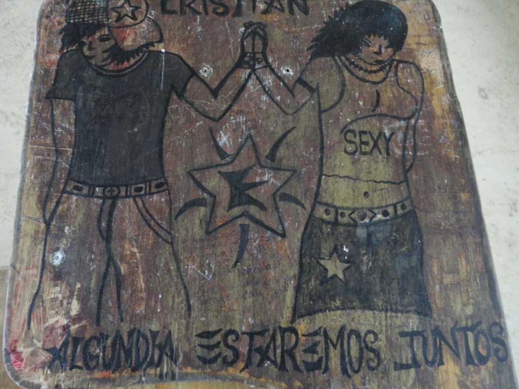 Foto: Mural - Simón Bolívar (Mushullacta) (Pastaza), Ecuador