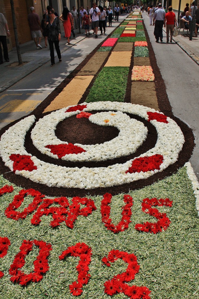 Foto: Alfombras de flores - La Garriga (Barcelona), España
