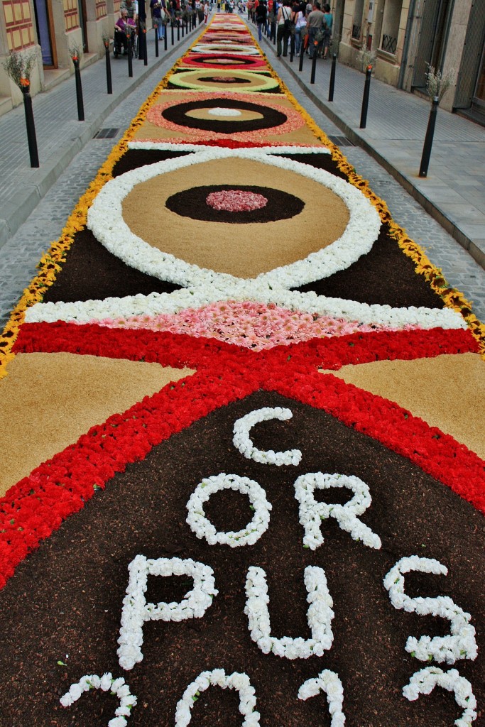 Foto: Alfombras de flores - La Garriga (Barcelona), España