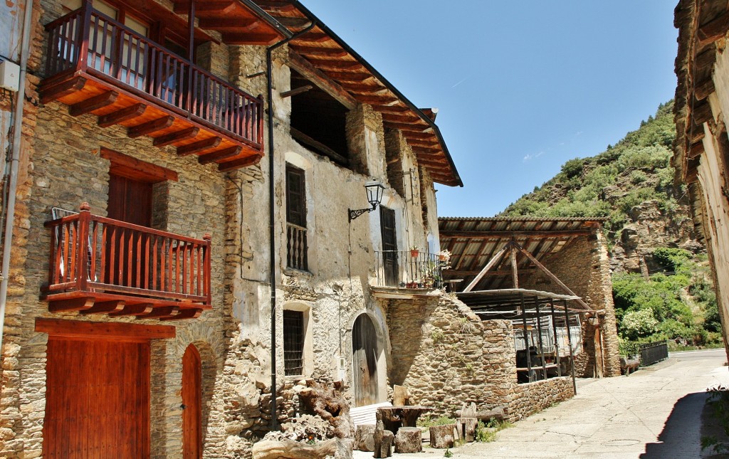 Foto: Vista del pueblo - Castellbò (Lleida), España