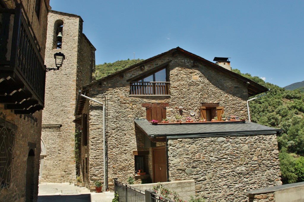 Foto: Vista del pueblo - Castellbò (Lleida), España