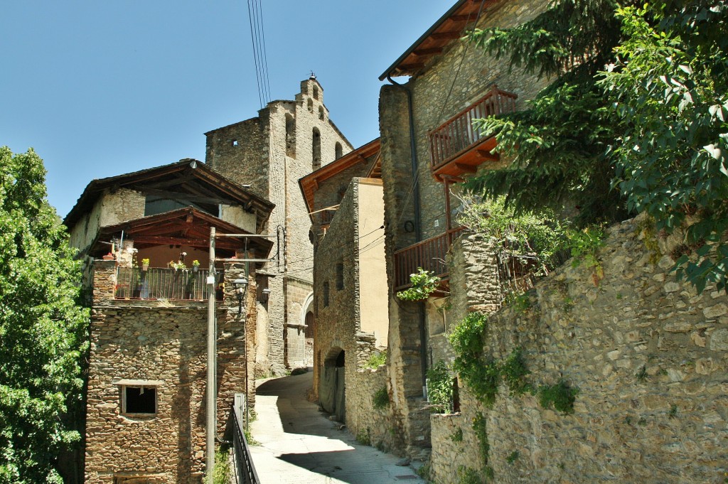 Foto: Vista del pueblo - Castellbò (Lleida), España