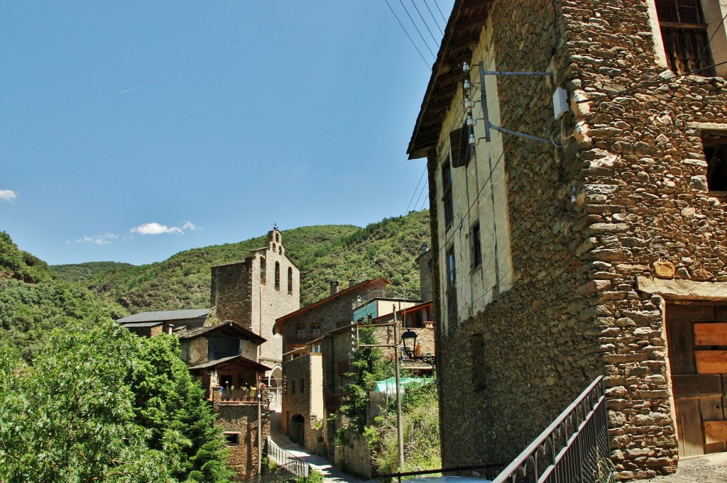 Foto: Vista del pueblo - Castellbò (Lleida), España