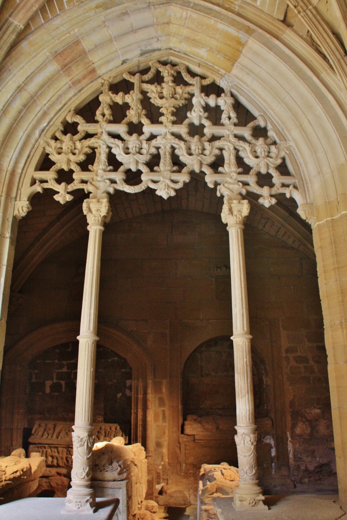 Foto: Claustro del monasterio de Santa María la Real - Nájera (La Rioja), España