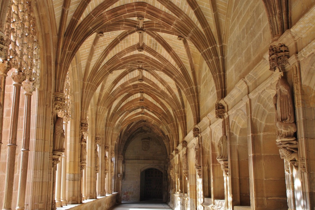 Foto: Claustro del monasterio de Santa María la Real - Nájera (La Rioja), España