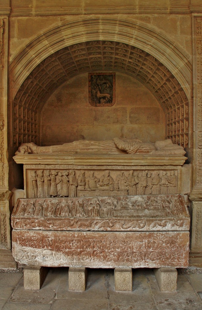 Foto: Claustro del monasterio de Santa María la Real - Nájera (La Rioja), España