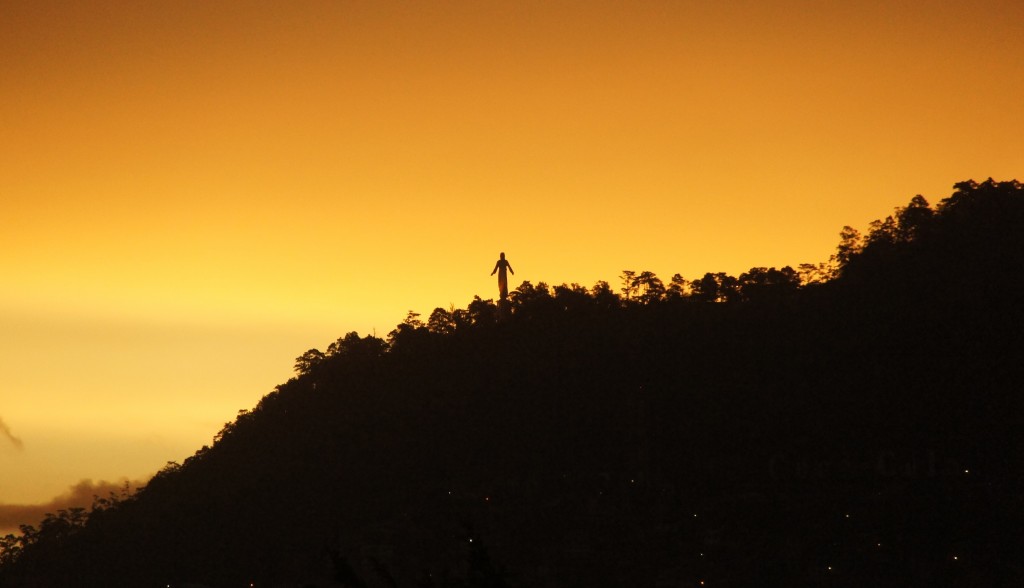 Foto: Atardecer Cristo del Picacho - Tegucigalpa (Francisco Morazán), Honduras