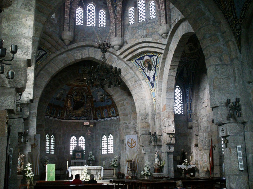 Foto: TEMPLO VOTIVO DEL MAR.PANXON - Nigran (Pontevedra), España
