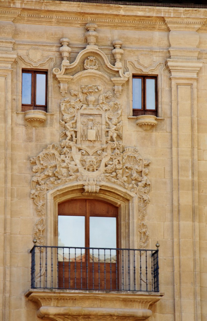 Foto: Detalle de un edificio - Logroño (La Rioja), España
