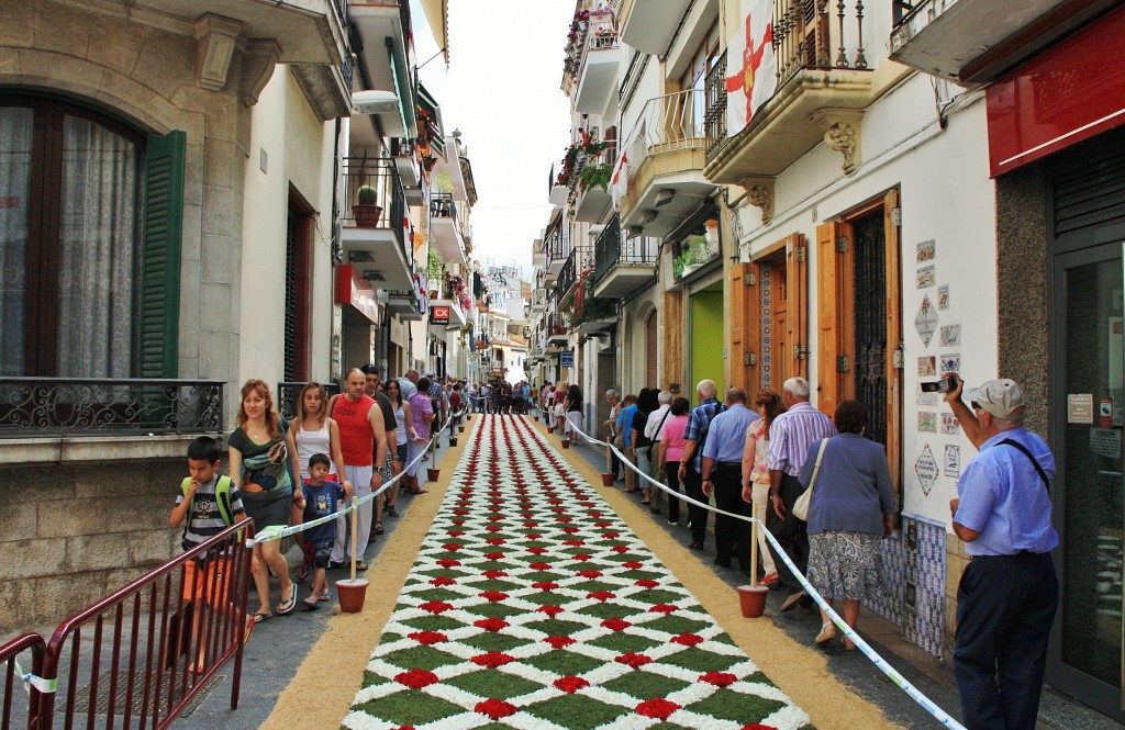 Foto: Alfombras de flores - Sitges (Barcelona), España