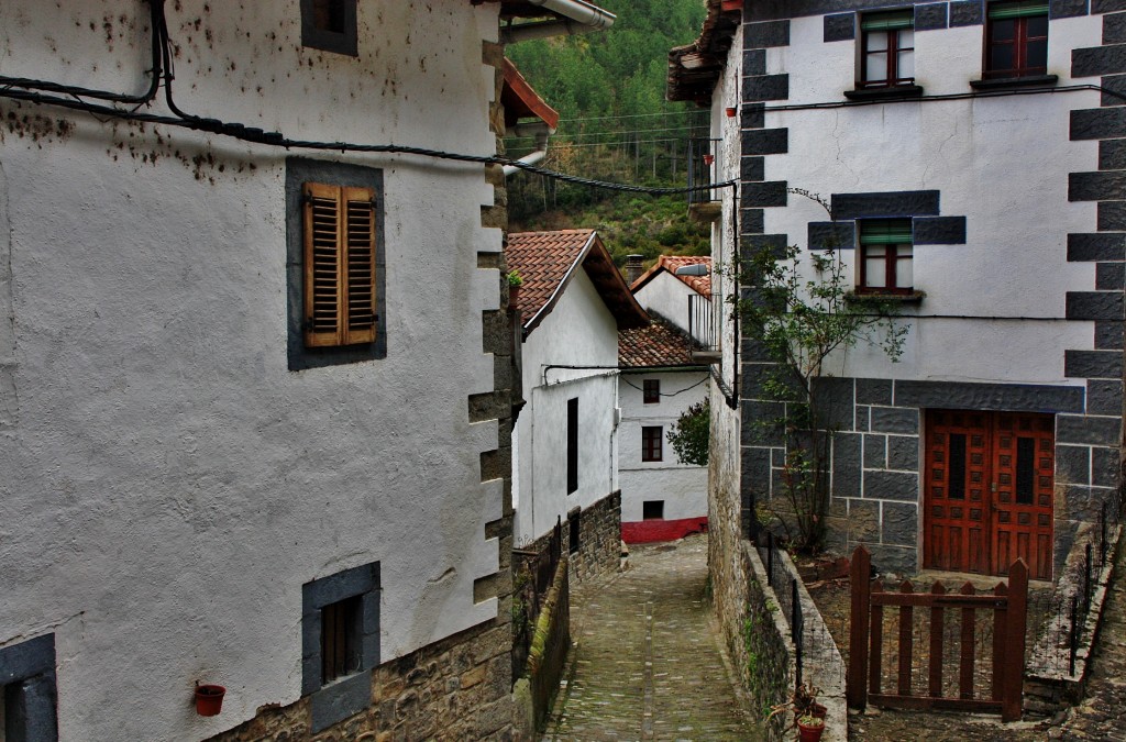 Foto: Centro histórico - Burgui (Navarra), España