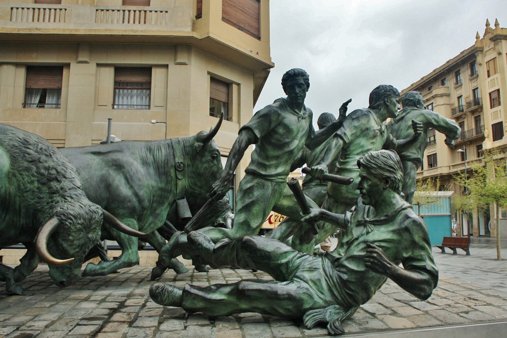 Foto: Monumento al encierro - Pamplona (Navarra), España