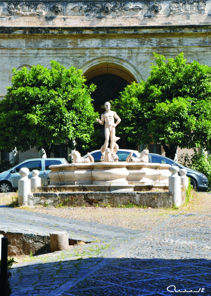 Foto: Fuente de marmol - Catania, Italia