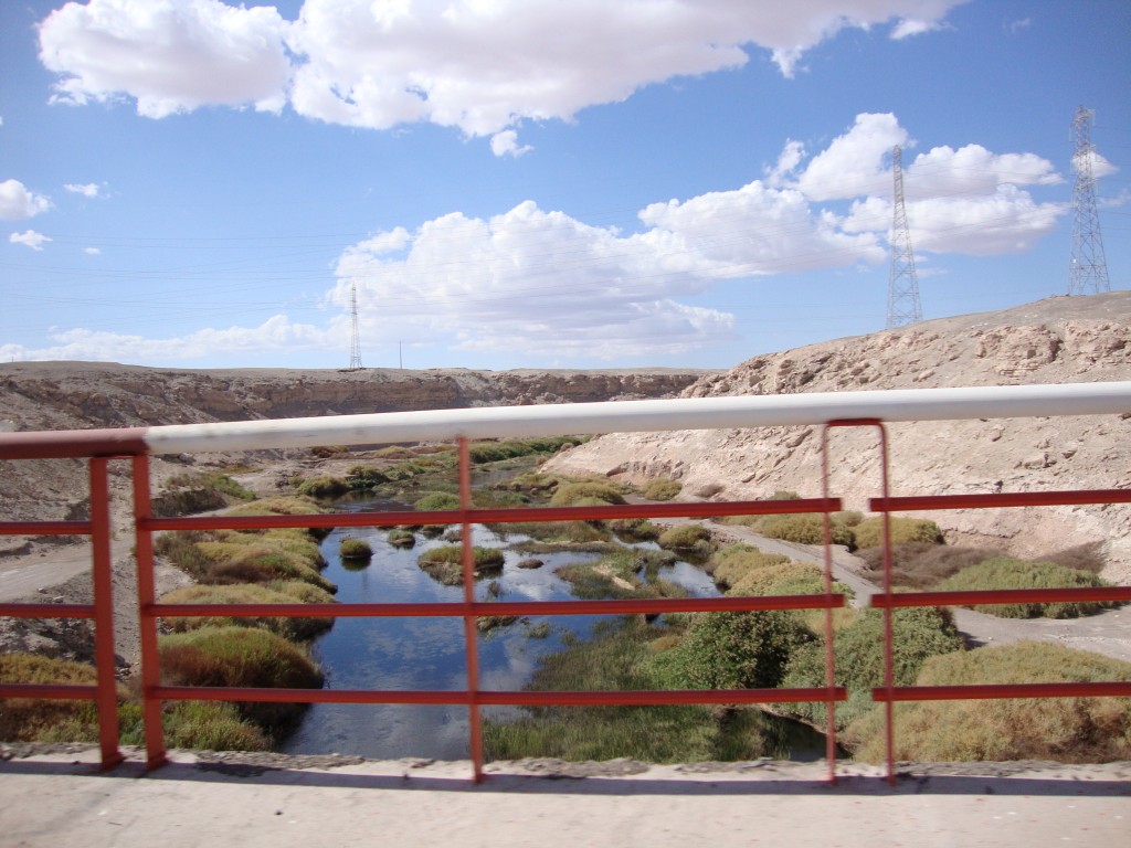 Foto: Rio del desierto - Camino Calama (Antofagasta), Chile
