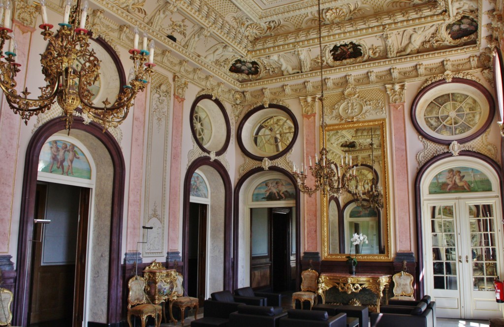 Foto: Interior del palacio - Estoi (Faro), Portugal