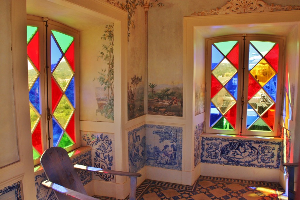 Foto: Interior del palacio - Estoi (Faro), Portugal