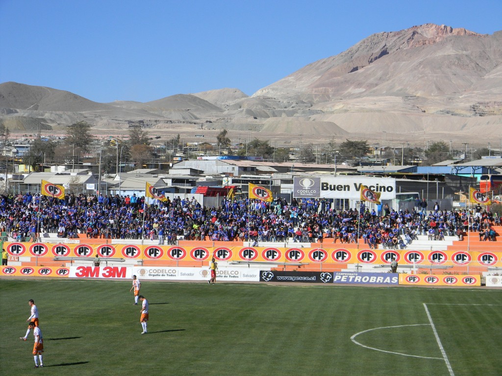 Foto: ESTADIO EL COBRE - El Salvador (Atacama), Chile