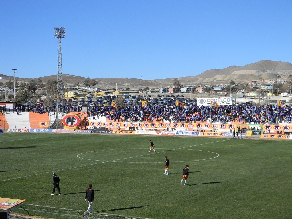 Foto: ESTADIO EL COBRE - El Salvador (Atacama), Chile