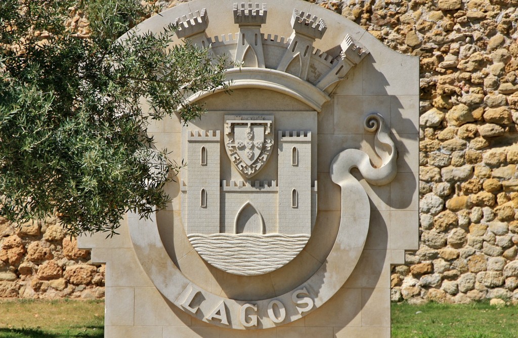 Foto: Escudo de la ciudad - Lagos (Faro), Portugal