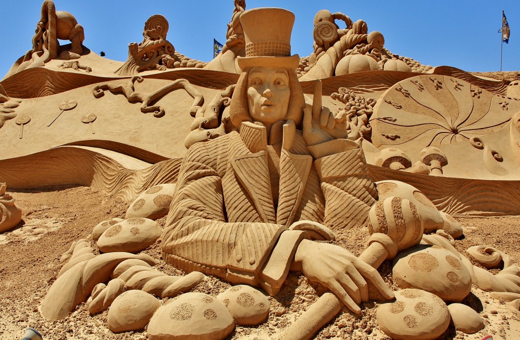 Foto: Figuras de arena - Pêra (Faro), Portugal