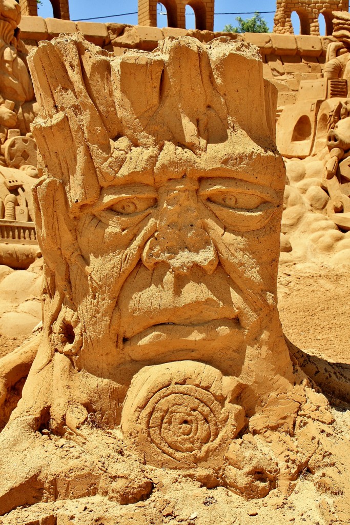 Foto: Figuras de arena - Pêra (Faro), Portugal