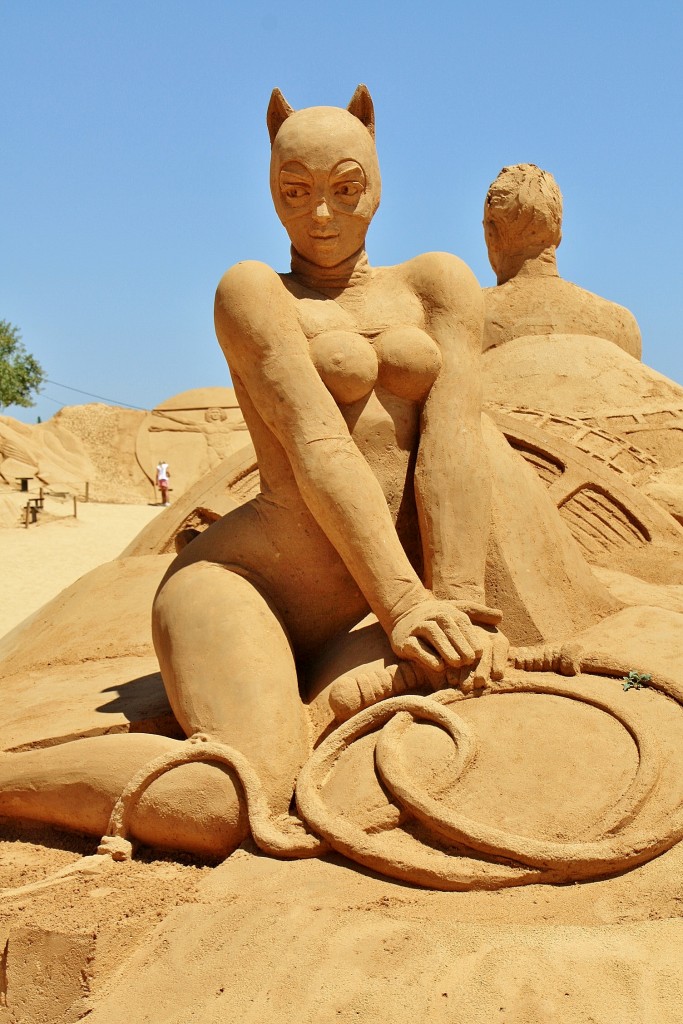 Foto: Figuras de arena - Pêra (Faro), Portugal