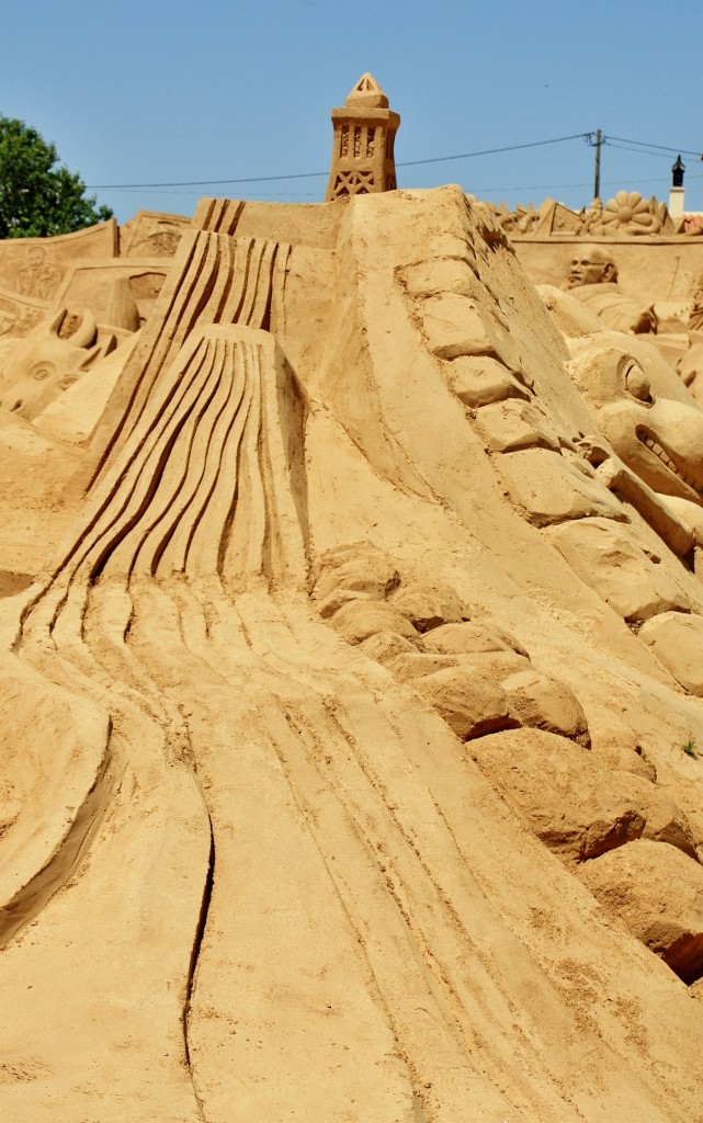 Foto: Figuras de arena - Pêra (Faro), Portugal