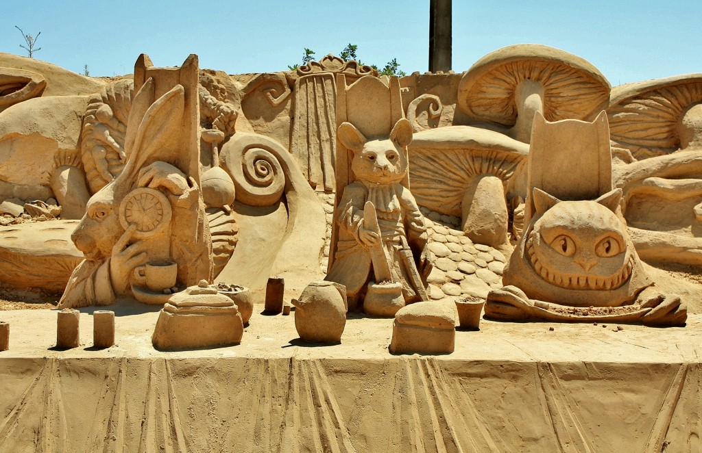 Foto: Figuras de arena - Pêra (Faro), Portugal