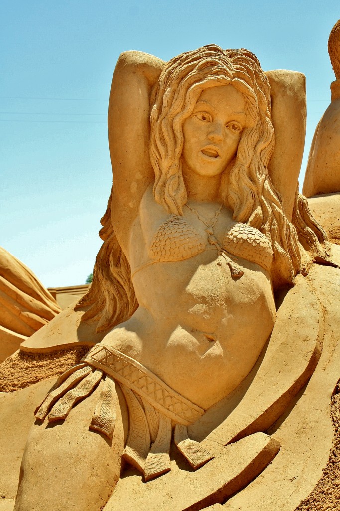 Foto: Figuras de arena - Pêra (Faro), Portugal