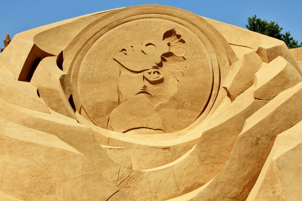 Foto: Figuras de arena - Pêra (Faro), Portugal