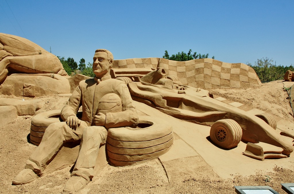 Foto: Figuras de arena - Pêra (Faro), Portugal